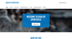 Desktop Screenshot of gearupsportsplex.com