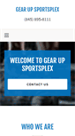 Mobile Screenshot of gearupsportsplex.com
